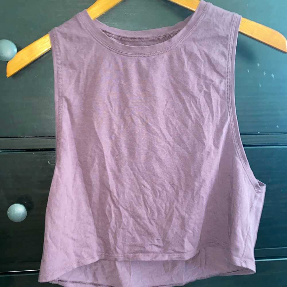 Cut Back Crop Tank black cherry - lululemon